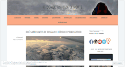 Desktop Screenshot of dondefinalizaelnorte.com